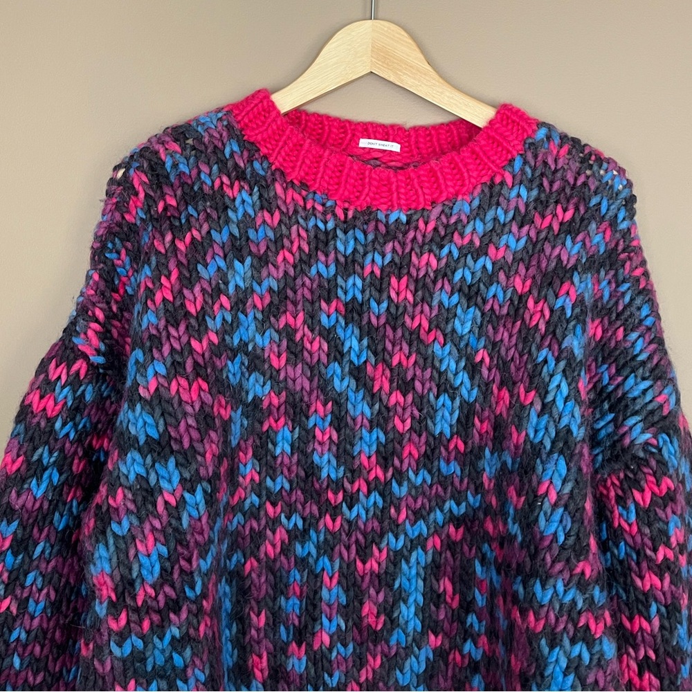 {MOTHER} The Bell Sleeve Jumper Sweater Alpaca and Wool Blend in Chunk of Chain - Picture 4 of 16